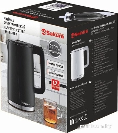 Электрический чайник Sakura SA-2174BK