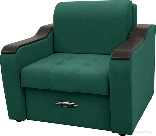 Кресло Сириус Лидер-3 НПБ 105x110 (Eva 30 велюр зеленый)