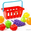 Корзина игрушечная Полесье Набор продуктов с корзинкой №2 46963