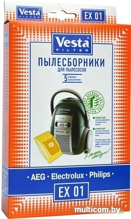 Комплект одноразовых мешков Vesta Filter EX 01