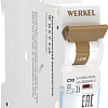 Выключатель автоматический Werkel 1P 10 A C 6 кА W901P106