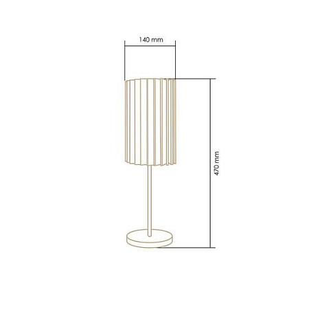 Настольная лампа Woodled Rotor Table Lamp R-TL-01 (дуб)