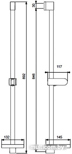 Душевая штанга Vidima Фреш XL BA220AA