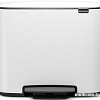 Brabantia Bo Pedal Bin 11л + 23л (белый)
