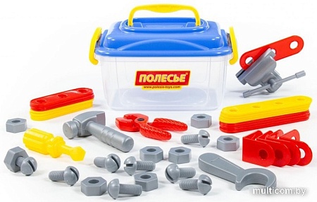 Набор инструментов игрушечных Полесье Механик 56610 (в контейнере)