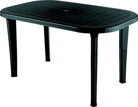 Стол Элластик-Пласт Овальный 136x82x74 (темно-зеленый)