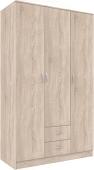 Шкаф распашной Anrex Romano 3D2S (дуб сонома)