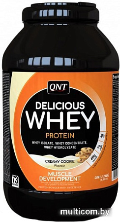 QNT Delicious Whey Protein Powder (печенье/крем, 2200 г)