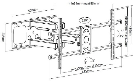 Кронштейн Digis DSM-P4986