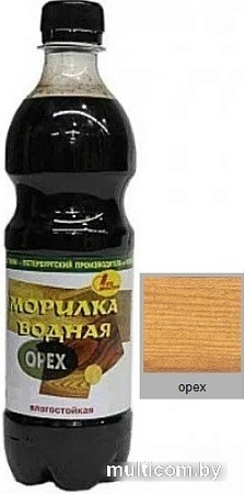 Морилка Новбытхим Водная влагостойкая 0.5 л (орех)