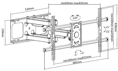 Кронштейн Digis DSM-P4986