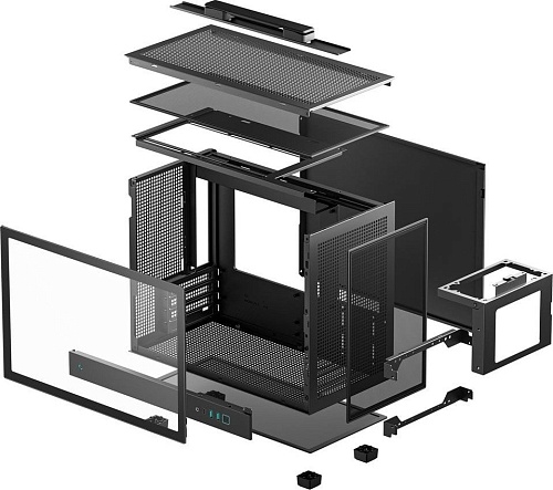 Корпус DeepCool CH160 Plus R-CH160-BKNGM0-G