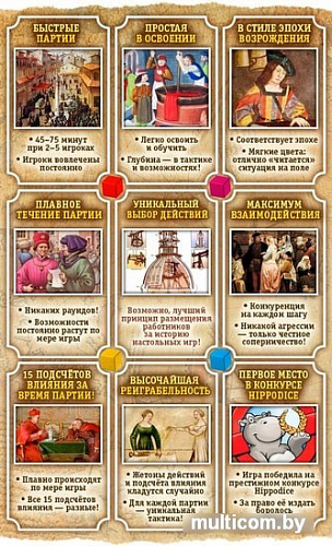 Настольная игра Правильные игры Calimala. Флорентийский купец