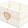 Корзина Natural House Сердечко EW-60 S (белый)