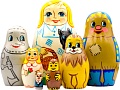 Развивающая игра Брестская Матрешка Волшебник страны Оз (набор 7 шт)