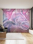 Комплект штор JoyArty Смещение красок 1.45x2.65 м tul_207085_145x265 (2 шт)