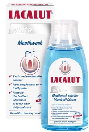 Ополаскиватель для полости рта LACALUT White 300 мл