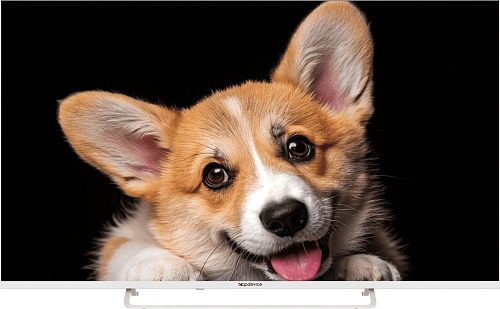 Телевизор Topdevice 50" SMART TV YаOS 03 (белый)