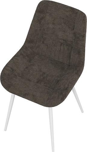 Стул Олмеко Николь (велюр Панда браун шоколад/белый)