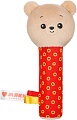 Погремушка Мякиши Хрустящая пищалка Мишка Барни 594