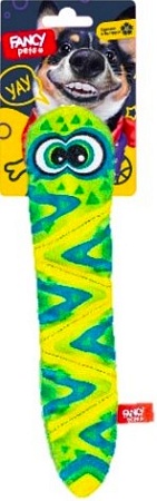 Игрушка для собак Fancy Pets Змейка Пискля с пищалкой 30 см