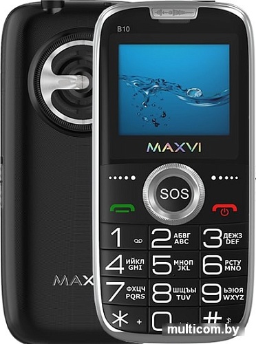 Мобильный телефон Maxvi B10 (черный)