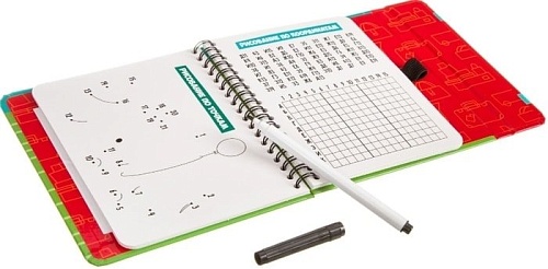 Развивающая игра Bondibon Рисуем по номерам и клеточкам ВВ3558