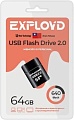 USB Flash Exployd 640 64GB (черный)