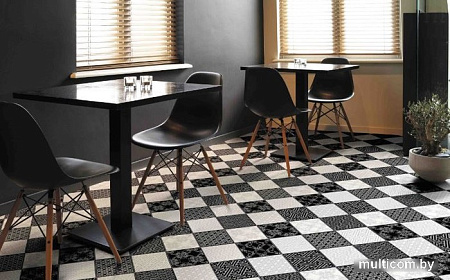 Линолеум Juteks Strongru Plus Chess 4 990D (1.5x2м)