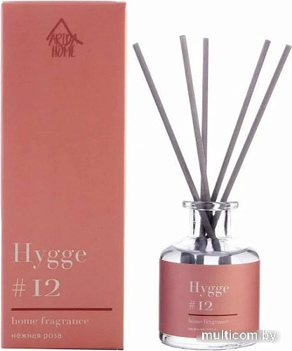 Аромадиффузор Arida Home Hygge №12 Нежная роза (50 мл)