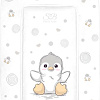 Пеленальный матрас Sweet Baby Pinguino New Grigio 48x71 (пингвин серый)