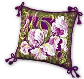 Набор для вышивания Риолис Подушка Ирисы 657
