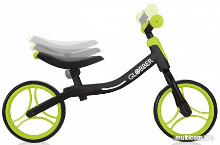 Беговел Globber Go Bike (черный/зеленый)