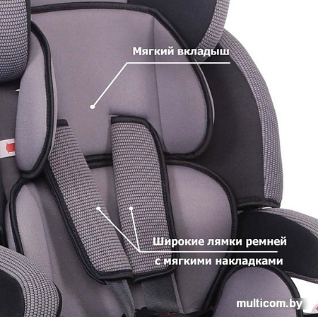 Автокресло Siger Стар Isofix (серый) [KRES0475]