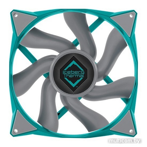 Вентилятор для корпуса Iceberg Thermal IceGALE Xtra 140mm (бирюзовый)