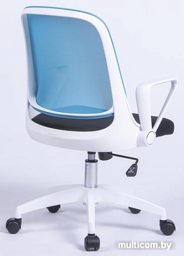 Кресло LoftyHome Call (черный/голубой)