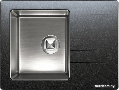 Кухонная мойка Tolero TTS-660 (черный 911)