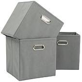 Набор коробок для хранения Home One 385555 (3шт, серый)