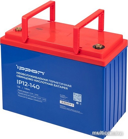 Аккумулятор для ИБП IPPON IP12-140 (12В/140 А·ч)