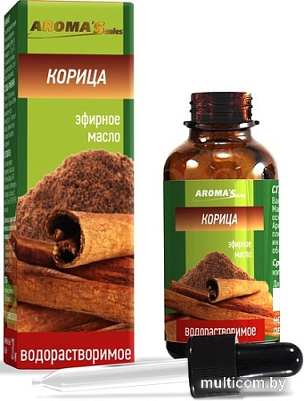 Aroma Saules Эфирное масло Водорастворимое Корица (30 мл)