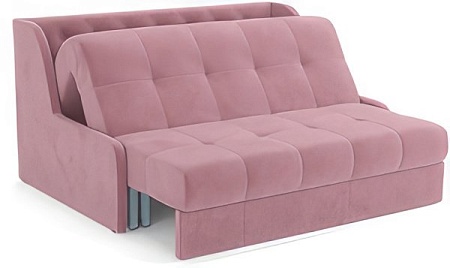 Диван Мебель-АРС Аккордеон Барон №6 (велюр, пудра НВ-178 18)