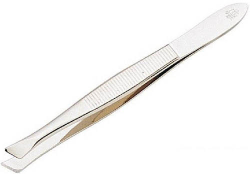 Пинцет Premax Optima Line Classica для бровей со скошенными кончиками 7.8 см 3''