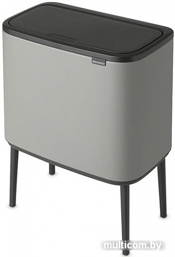 Brabantia Bo Touch Bin 11+23 л (минерально-серый)