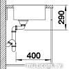 Кухонная мойка Blanco Andano 400-IF (без клапана-автомата) [518311]