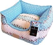 Лежак AntePrima Yolande YOLBUTTURPOIS01 (бело-голубой горошек)