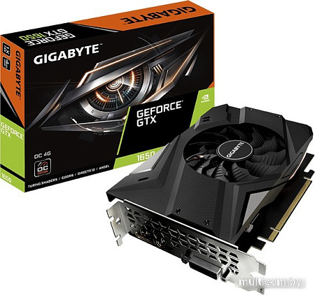 Видеокарта Gigabyte GeForce GTX 1650 D6 OC 4G 4GB GDDR6 GV-N1656OC-4GD (rev. 4.0)