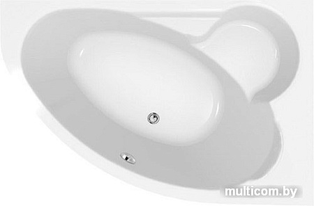 Ванна Cersanit Kaliope 153x100 R (с каркасом и экраном)
