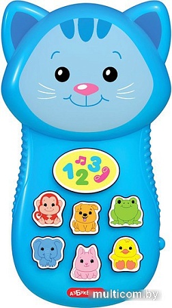 Интерактивная игрушка Азбукварик Телефончик Котенок 2971