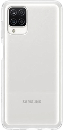 Чехол Samsung Silicone Cover для Galaxy A12 (белый)