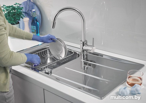 Кухонная мойка Grohe K400 + Grohe Concetto 31570SD0